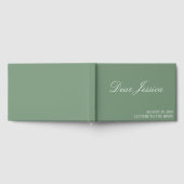 Briefe an das Bride Scrapbook personalisiert, Henn Gästebuch (Voll)