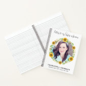 Briefe an das himmlische Foto Schwester Blumenkumm Notizblock (Innenseite)