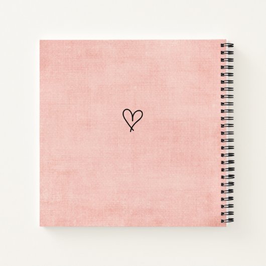 Briefe an Daughter Keepake-Memory-Buch Notizblock (Rückseite)