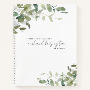 Briefe an den Ehemann im Himmel Trauertagebuch Notizblock