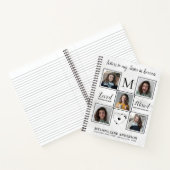 Briefe an den Himmel Gewohnte 5 Foto Collage Traue Notizblock (Innenseite)