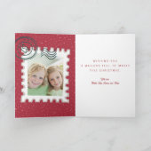 Briefe an den Weihnachtsbaum geklappt Feiertagskarte (Innenseite)