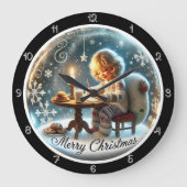 Briefe an den Weihnachtsmann Große Wanduhr (Vorderseite)