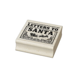 Briefe an den Weihnachtsmann Gummistempel