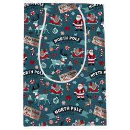 Briefe an den Weihnachtsmann - Nordpol - Weihnacht Mittlere Geschenktüte