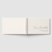 Briefe an die Braut! Minimaler Handwriting-Schrift Gästebuch (Voll)