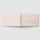 Briefe an die Braut! Minimaler Handwriting-Schrift Gästebuch (Voll)