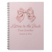 Briefe an die Braut, rosa Bug eleganter Sake Notizblock (Vorderseite)