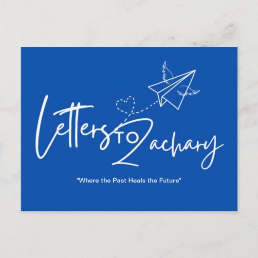 Briefe an die Zachary Postkarte (Vorderseite)