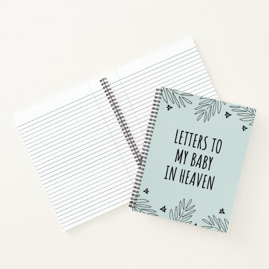 Briefe an mein Baby im Himmel-Notebook Notizblock (Innenseite)