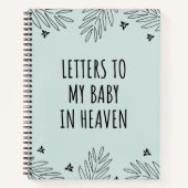 Briefe an mein Baby im Himmel-Notebook Notizblock (Vorderseite)