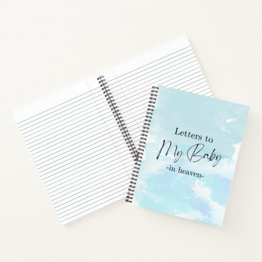 Briefe an mein Baby im Himmel-Notebook Notizblock (Innenseite)
