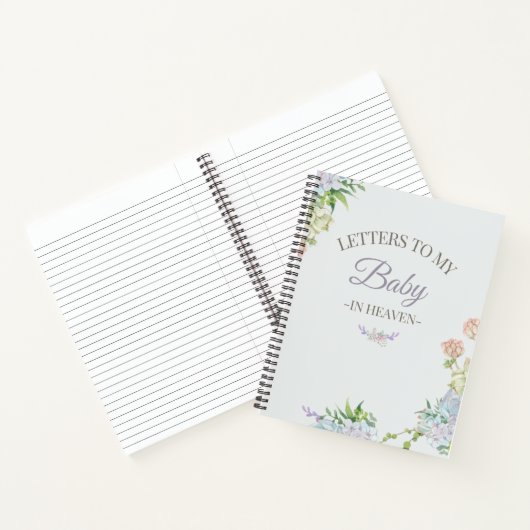 Briefe an mein Baby im Himmel-Notebook Notizblock (Innenseite)