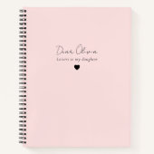 Briefe an mein Daughter Keepake Journal Notizblock (Vorderseite)