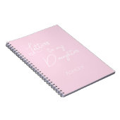 Briefe an mein Daughter-Notebook Notizblock (Rechte Seite)