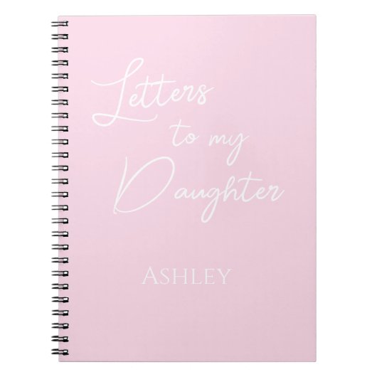 Briefe an mein Daughter-Notebook Notizblock (Vorderseite)