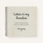 Briefe an mein Enkel Keepake Journal Notizblock (Vorderseite)