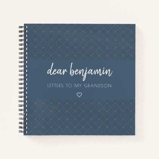 Briefe an mein Enkel Keepake Journal Notizblock (Vorderseite)