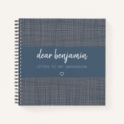 Briefe an mein Enkel Keepake Journal Notizblock (Vorderseite)