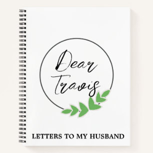 Briefe an mein Handschrift Notizblock