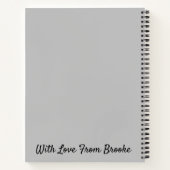 Briefe an mein Handschrift Notizblock (Rückseite)