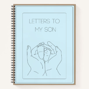 Briefe an mein Son Journal- Baby Book Notizblock