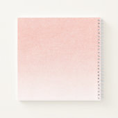 Briefe an meine Enkelin Keepake Memory Pink Notizblock (Rückseite)