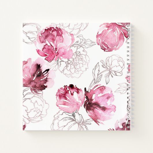 Briefe an meine Enkeltochter-Blume halten Notizblock (Rückseite)