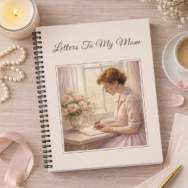 Briefe an meine Mutter | Anpassbares Cover-Journal Notizblock