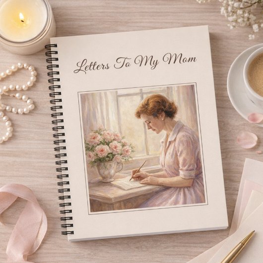 Briefe an meine Mutter | Anpassbares Cover-Journal Notizblock