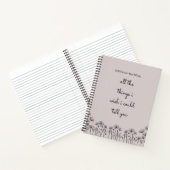 Briefe an meine Mutter Journal | Personalisiertes  Notizblock (Innenseite)