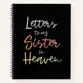 Briefe an meine Schwester im Himmel Notizblock (Vorderseite)