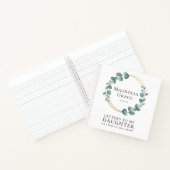 Briefe an meine Tochter Eukalyptus Gold Foil Notizblock (Innenseite)