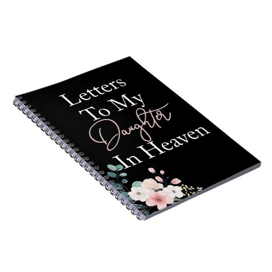 Briefe an meine Tochter im Heaven Noir-Notebook Notizblock (Rechte Seite)