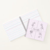 Briefe an meine Tochter moderne, einfache Blume Notizblock (Innenseite)