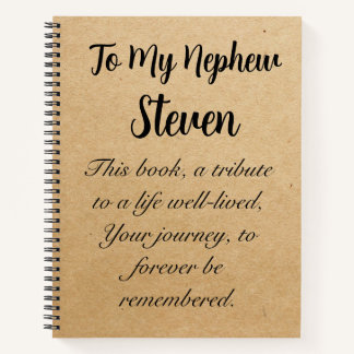 Briefe an meine Tochter Sohn personalisiertes Noti Notizblock