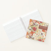 Briefe an meine Tochter Vintage Blume halten Notizblock (Innenseite)