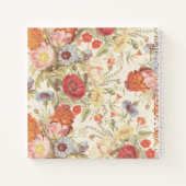 Briefe an meine Tochter Vintage Blume halten Notizblock (Rückseite)