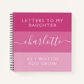 Briefe an meine Tochter, während ich sehe, wie du Notizblock (Vorderseite)