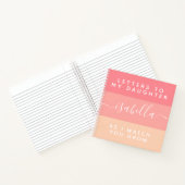 Briefe an meine Tochter, während ich sehe, wie du  Notizblock (Innenseite)