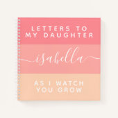 Briefe an meine Tochter, während ich sehe, wie du  Notizblock (Vorderseite)