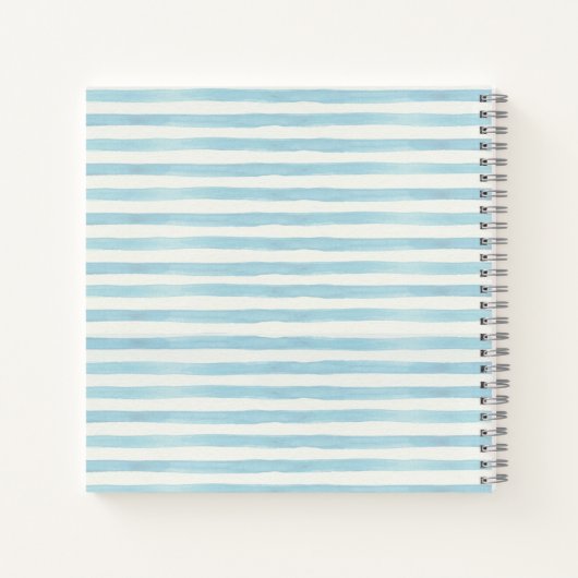 Briefe an meine Tochter Wasserfarbe Streifen Fahrr Notizblock (Rückseite)