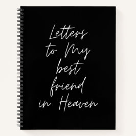 Briefe an meinen besten Freund im Paradies-Noteboo Notizblock