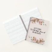 Briefe an meinen besten Freund im Paradies-Noteboo Notizblock (Innenseite)