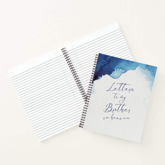 Briefe an meinen Bruder im HimmelsNotebook Notizblock (Innenseite)