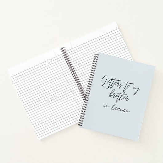 Briefe an meinen Bruder im HimmelsNotebook Notizblock (Innenseite)