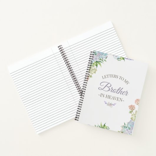 Briefe an meinen Bruder im HimmelsNotebook Notizblock (Innenseite)