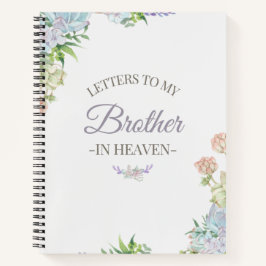 Briefe an meinen Bruder im HimmelsNotebook Notizblock