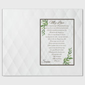 Briefe an meinen Ehemann Geschenkpapier (Flach)