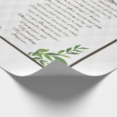 Briefe an meinen Ehemann Geschenkpapier (Ecke)